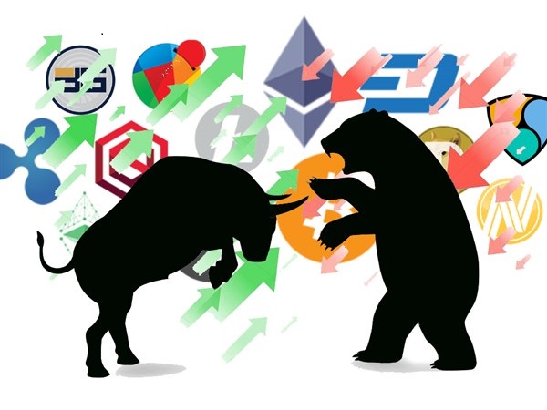 Quais são os significados dos termos: Urso, Touro, Baleias e Tubarões no mercado de criptomoedas?