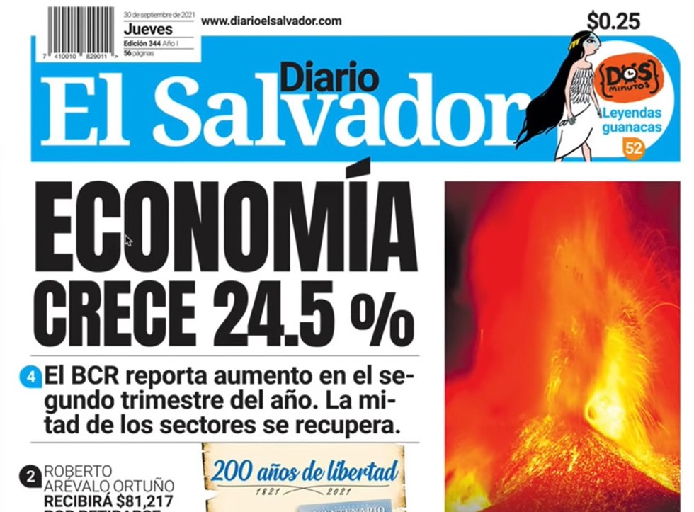 Economia de El Salvador subiu 24,5% ao adotar o bitcoin como meio de pagamento!