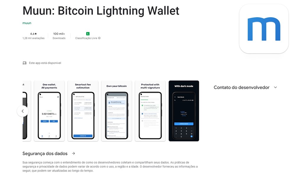 Particularmente, estamos usando essa carteira: Muun: Bitcoin Lightning Wallet