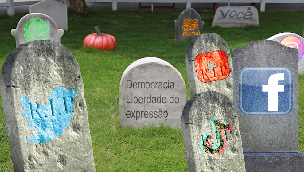PL da Censura! Adeus rede socias e a liberdade de expressão. A oposição no Brasil é uma falácia!